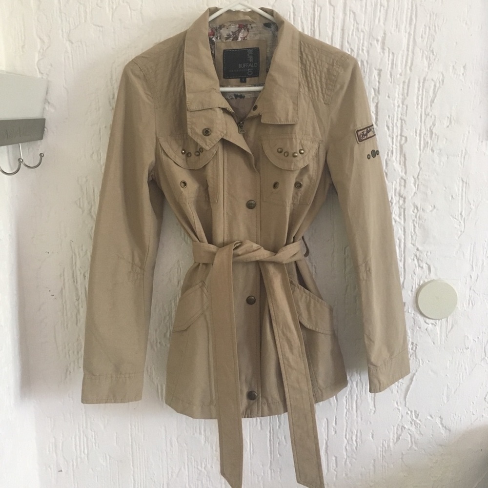 Buffalo Outerwear Tan Jacket Size Small